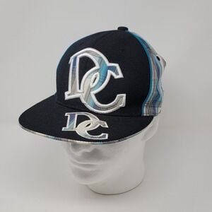 City Hunter Ultimate Hat‎ Washington DC Fitted Baseball Cap Sz Medium Blue Plaid